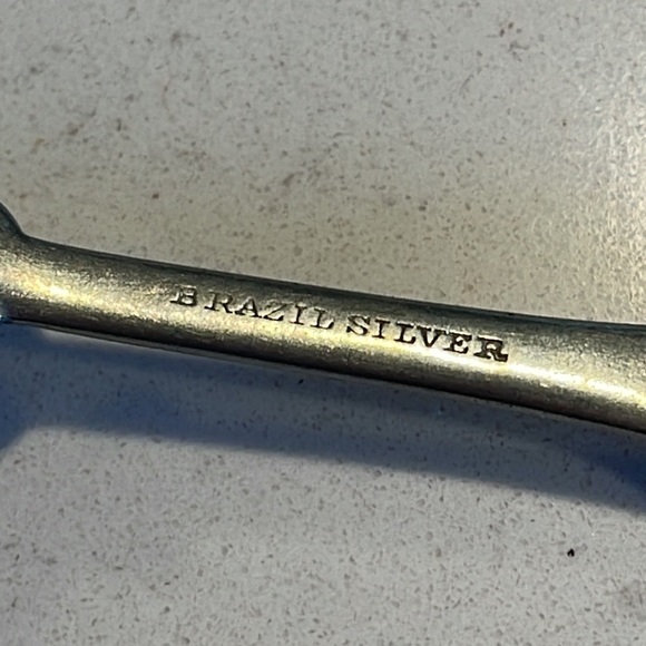 Brazil silver butter knives and spoon - Picture 7 of 11